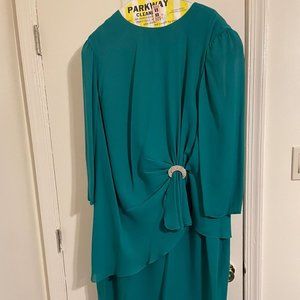 Miss Elliette Jade Green Evening Gown S20